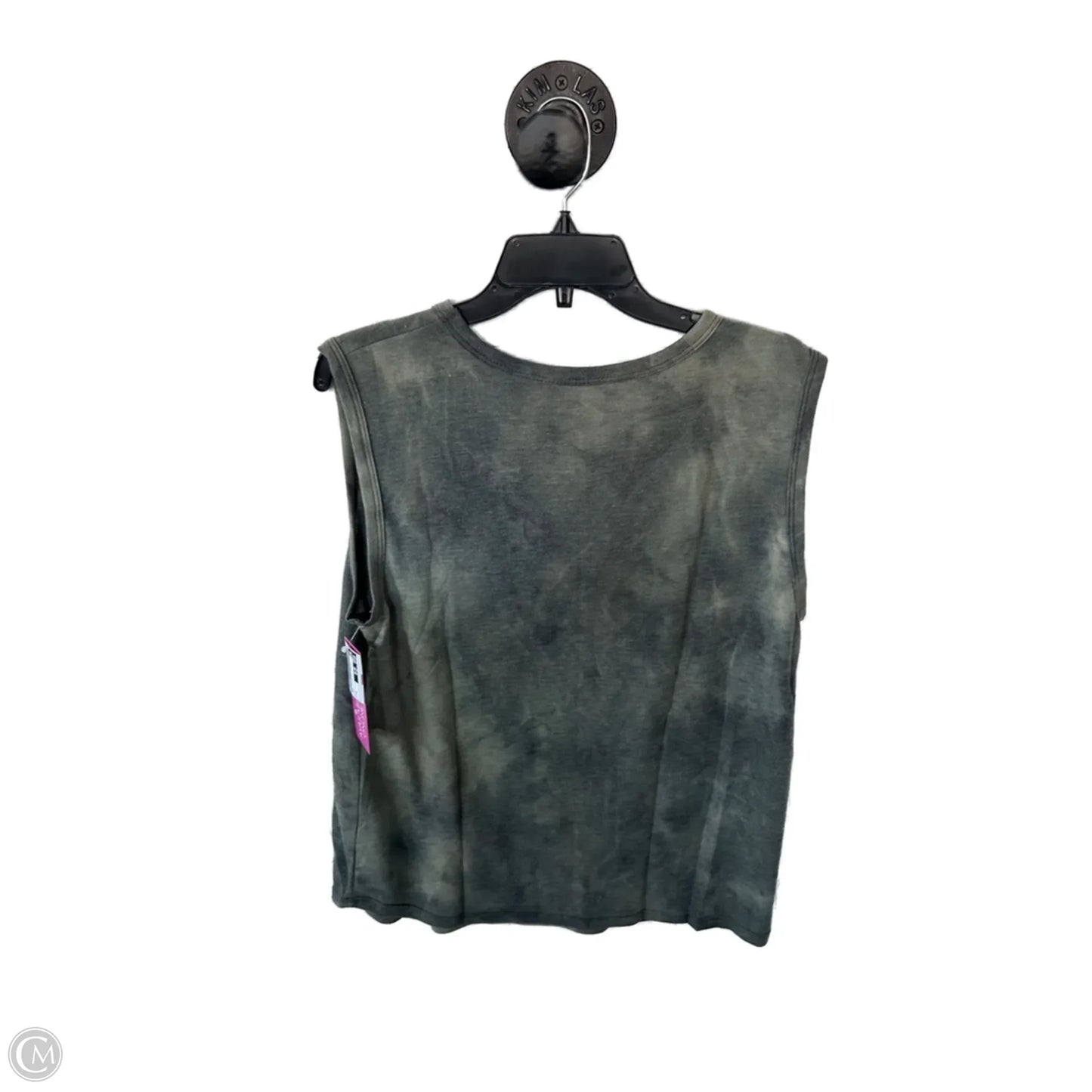 Top Sleeveless Basic By 7th Ray In Green, Size: L