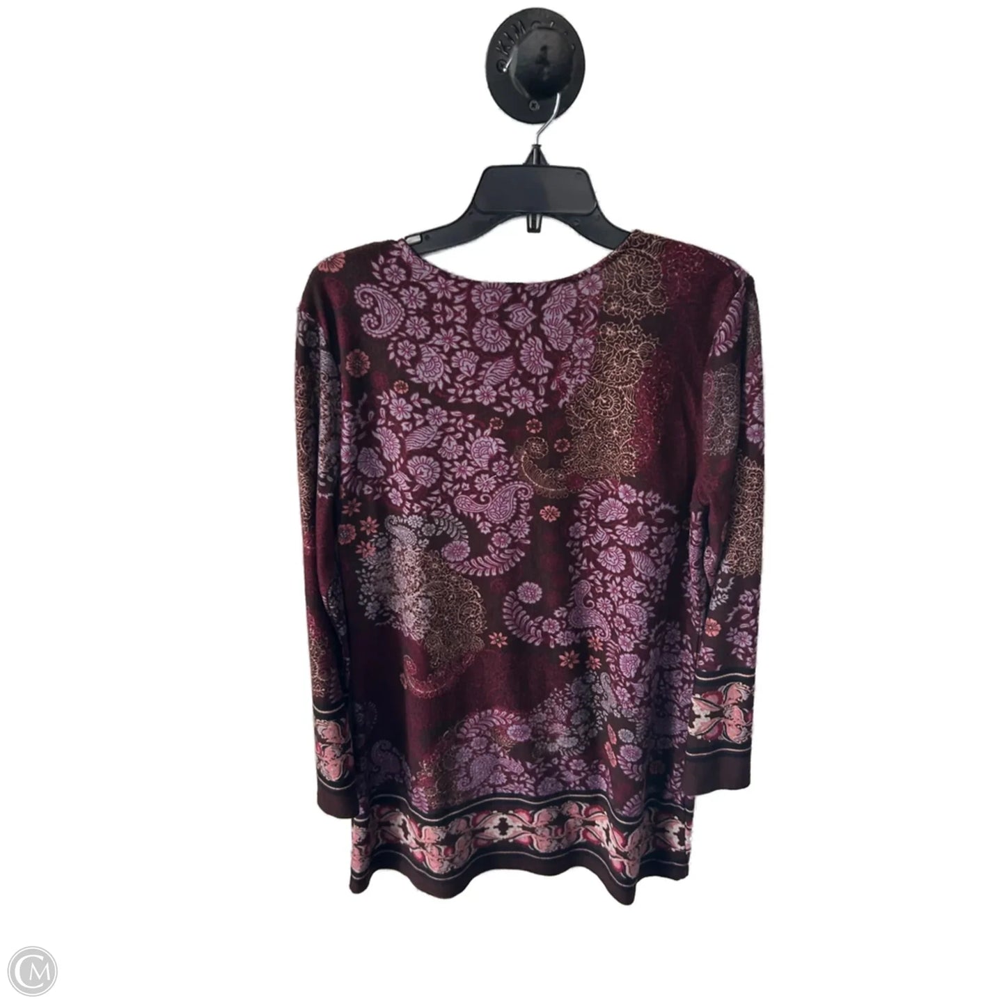 Dress Casual Short By Northstyle In Brown & Purple, Size: L