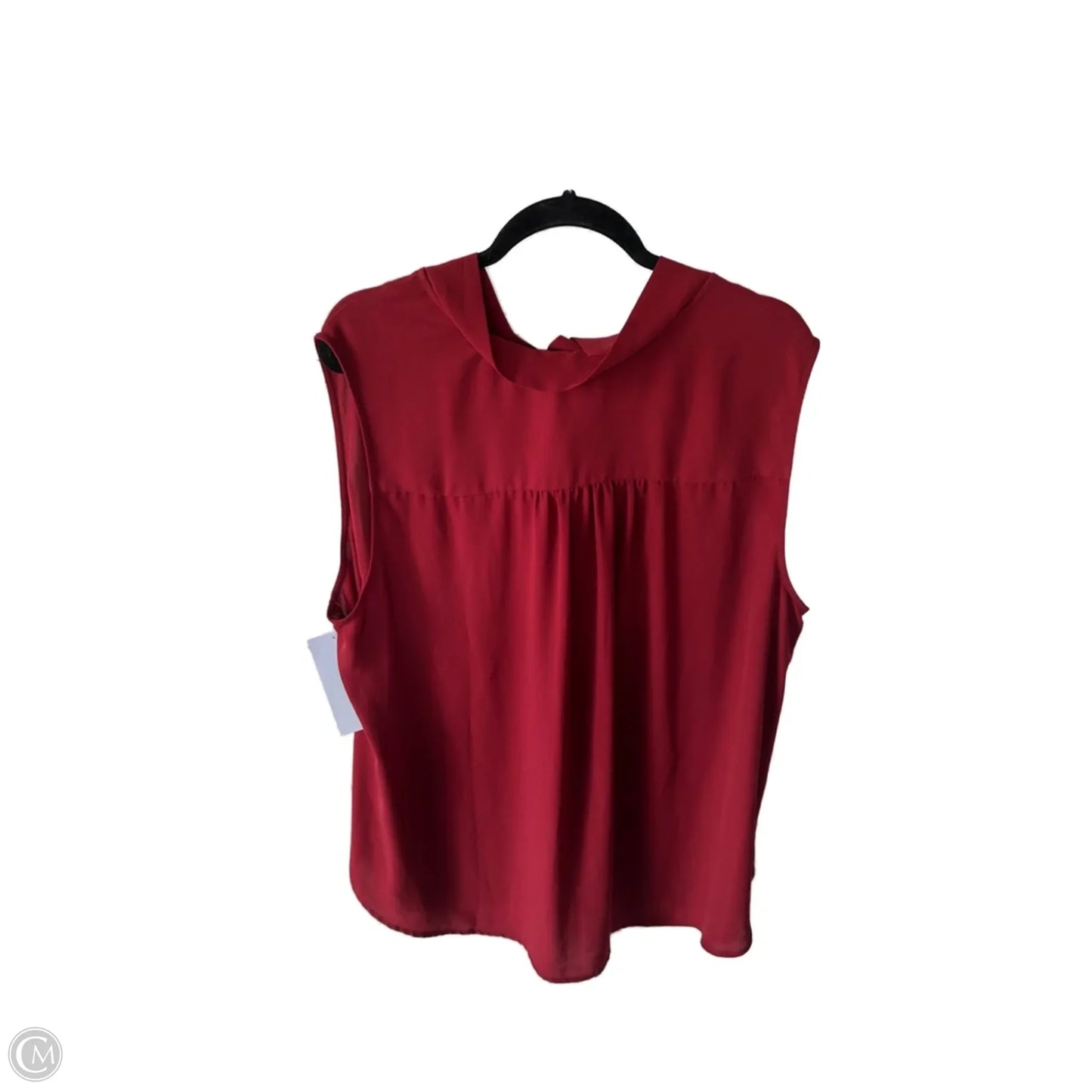 Top Sleeveless By Susina In Red, Size: 3x