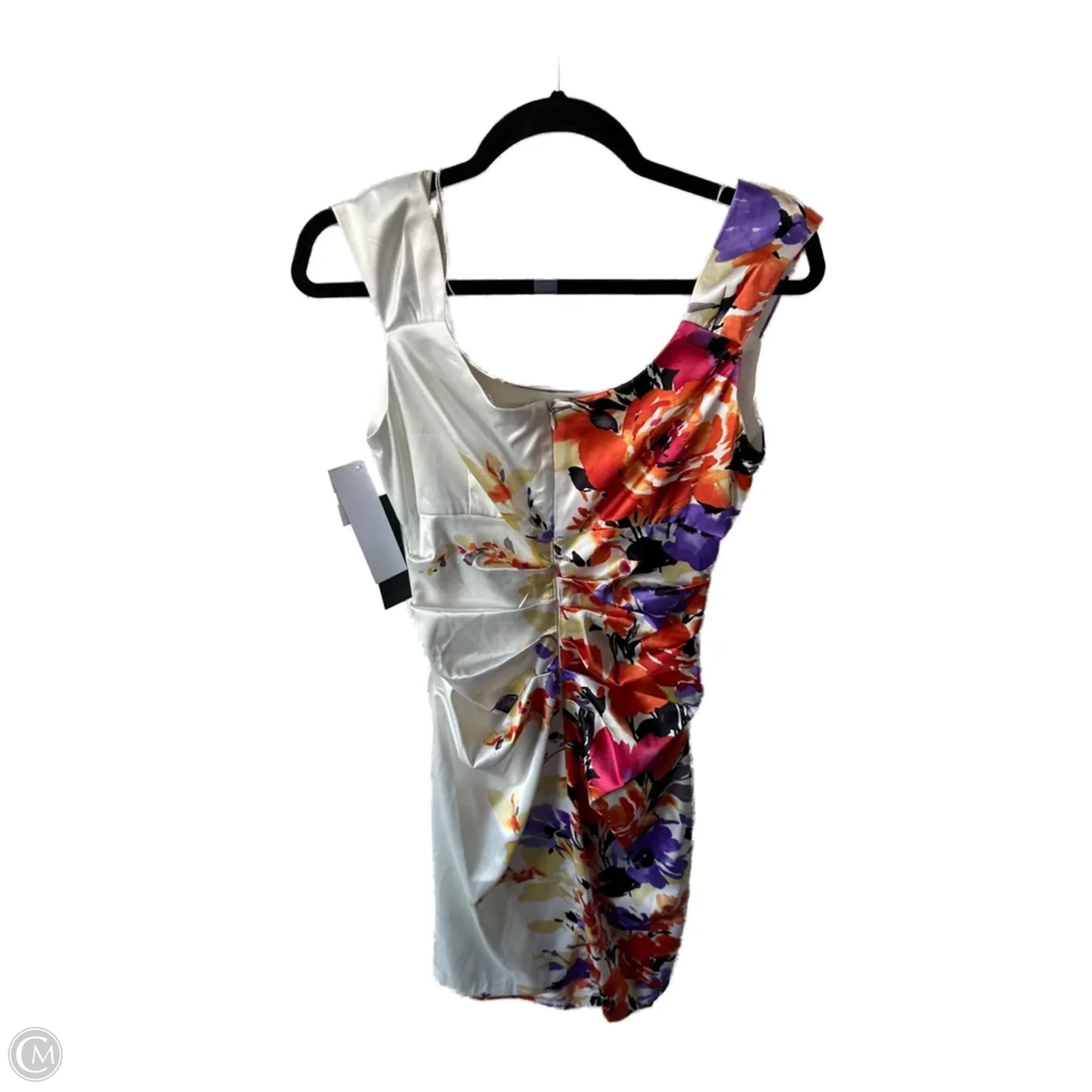 Dress Work By Clothes Mentor In Orange & Purple, Size: M