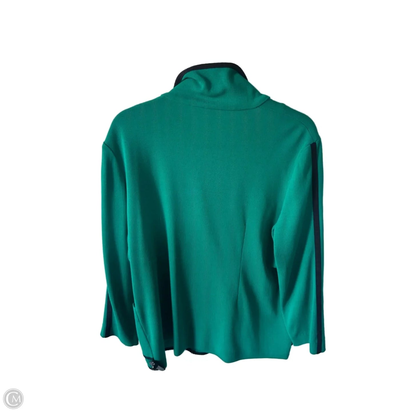 Blazer By Misook In Black & Green, Size: Xl