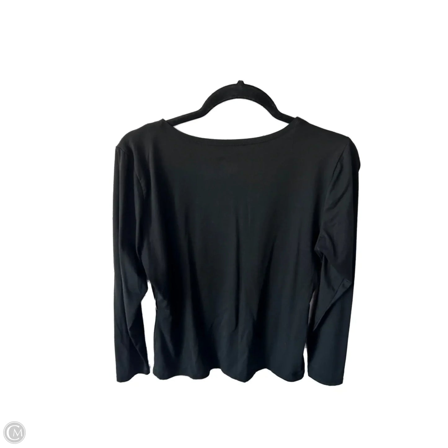 Athletic Top Long Sleeve Crewneck By 32 Degrees In Black, Size: L