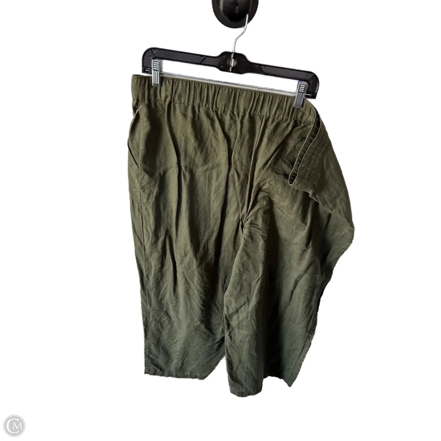 Pants Linen By Liz Claiborne In Green, Size: 18