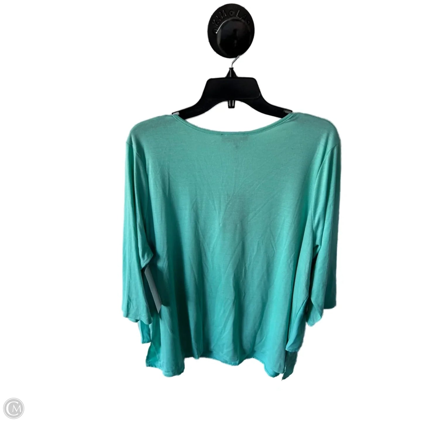 Top Long Sleeve By Clothes Mentor In Blue, Size: 1x