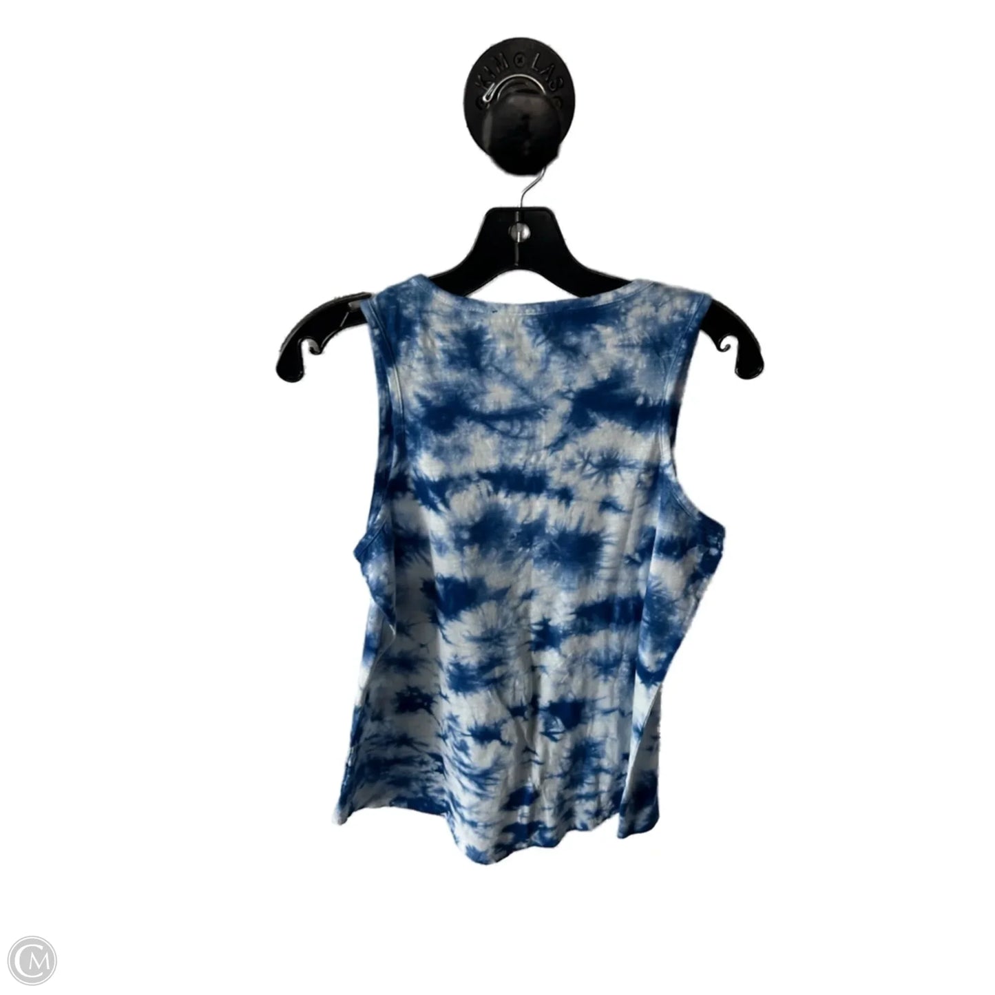 Top Sleeveless Basic By Michael By Michael Kors In Blue & White, Size: M