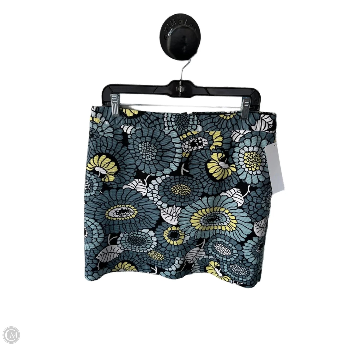 Skirt Mini & Short By Ann Taylor In Black & Blue, Size: 10