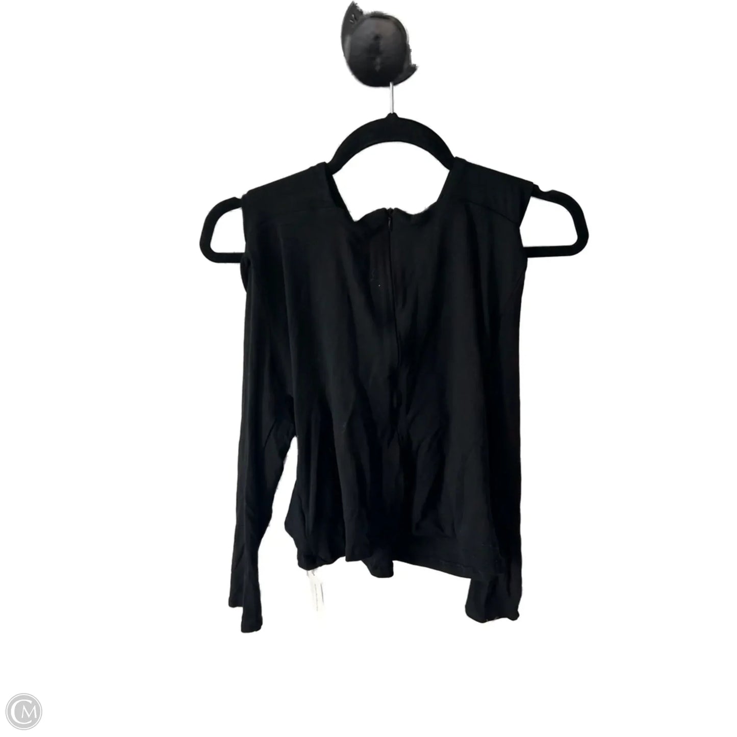 Top Long Sleeve By Clothes Mentor In Black & Gold, Size: Xl