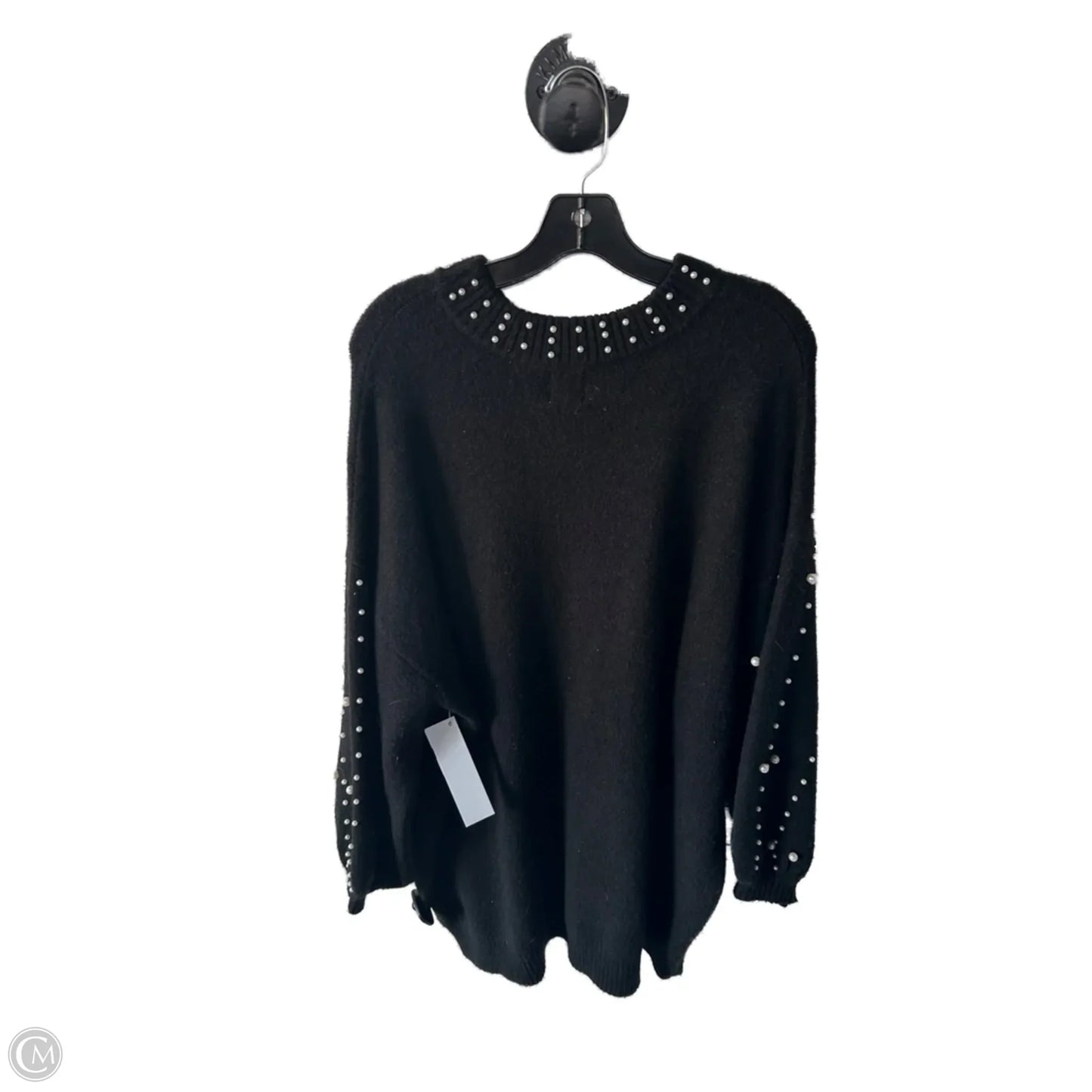 Sweater By Blue Rain In Black & White, Size: L