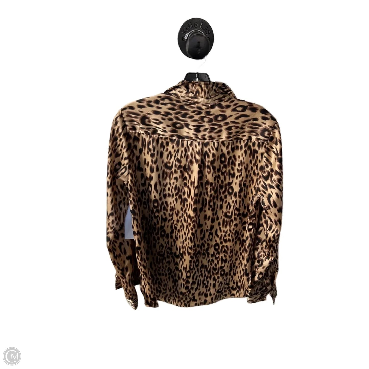 Top Long Sleeve By Hem & Thread In Animal Print, Size: M