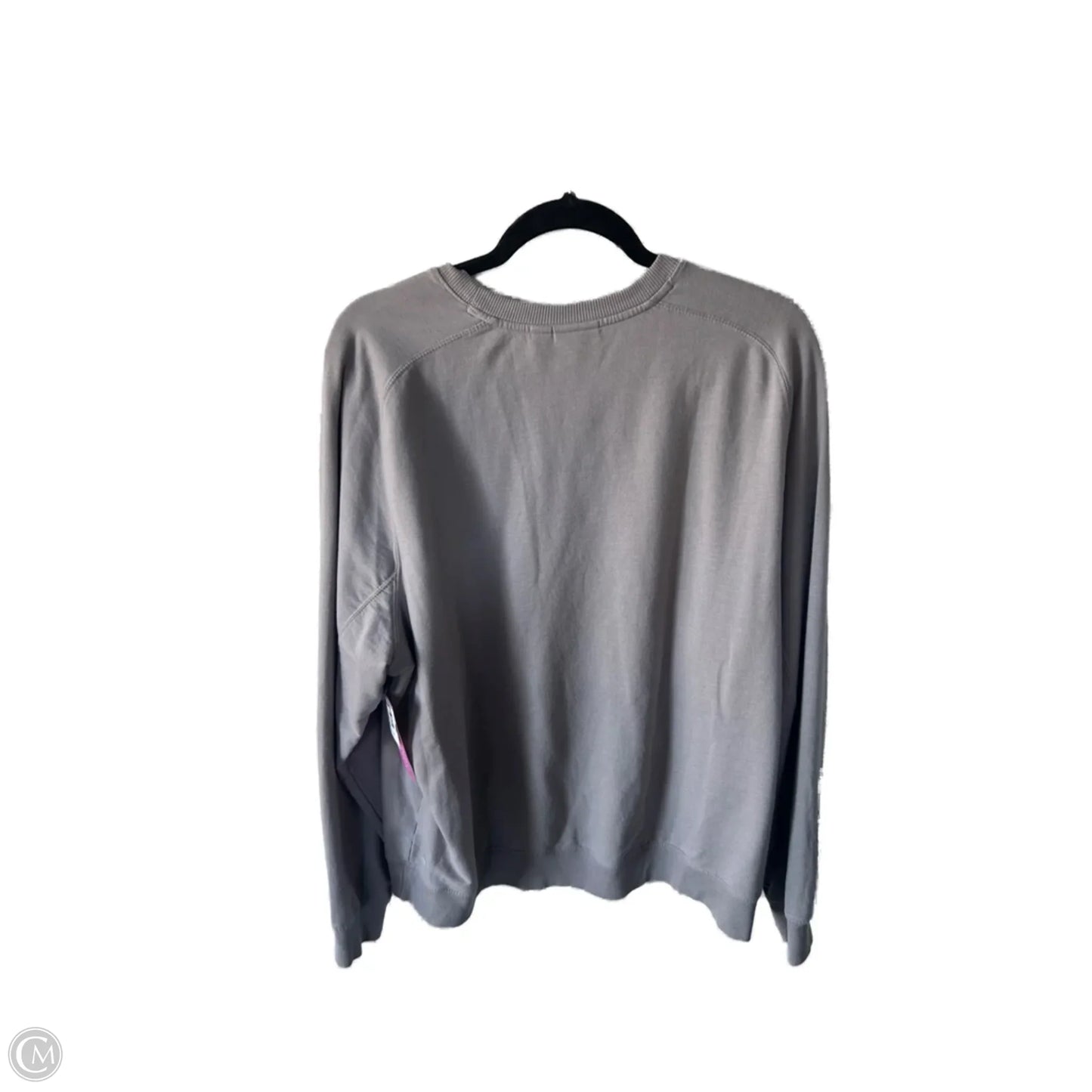 Sweatshirt Crewneck By Zella In Grey, Size: Xl
