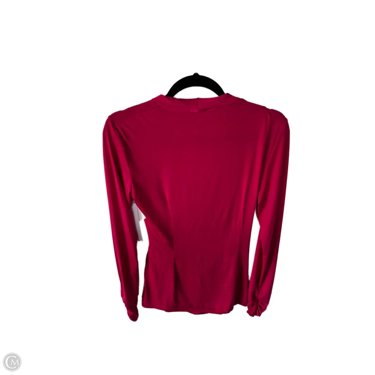 Top Long Sleeve By Cache In Pink, Size: M