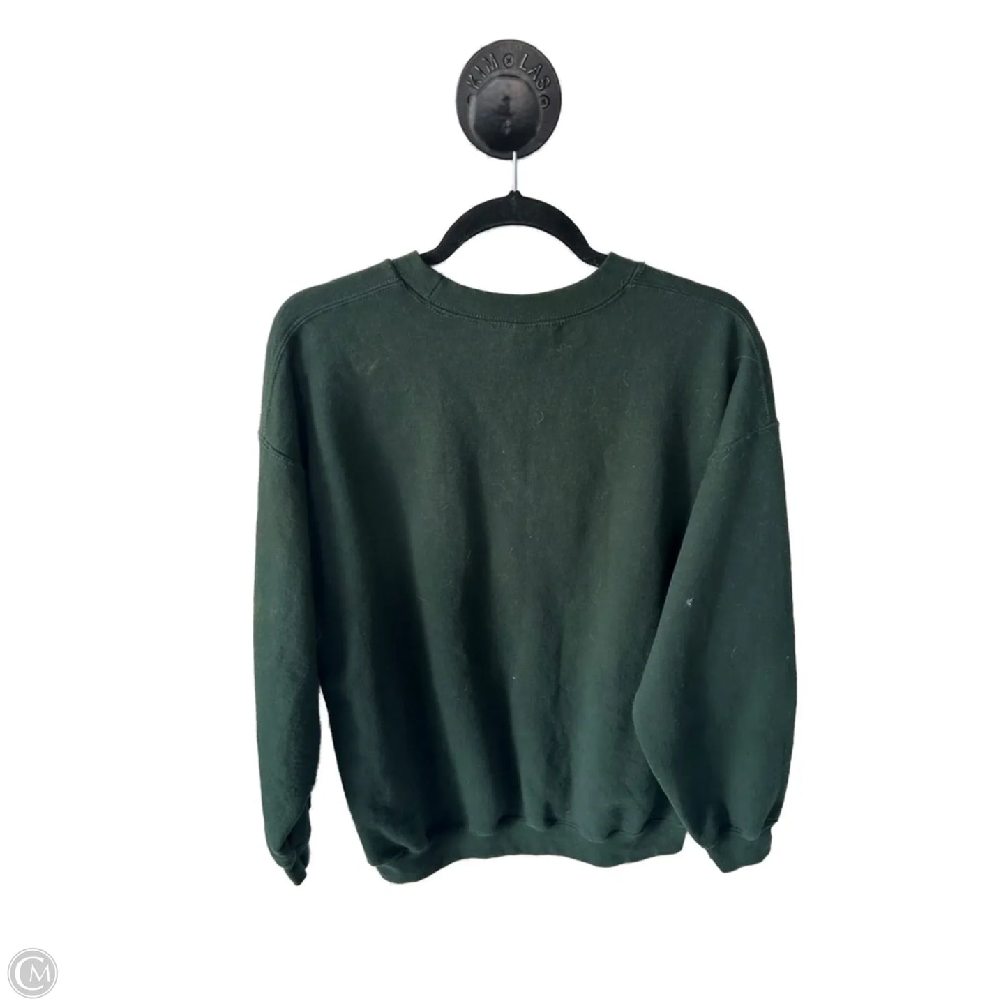 Sweatshirt Crewneck By Gildan In Green, Size: L