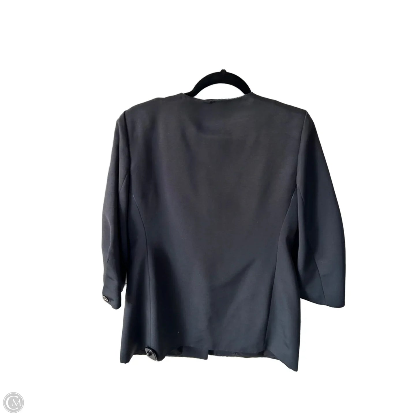 Blazer By Chicos In Black & White, Size: M