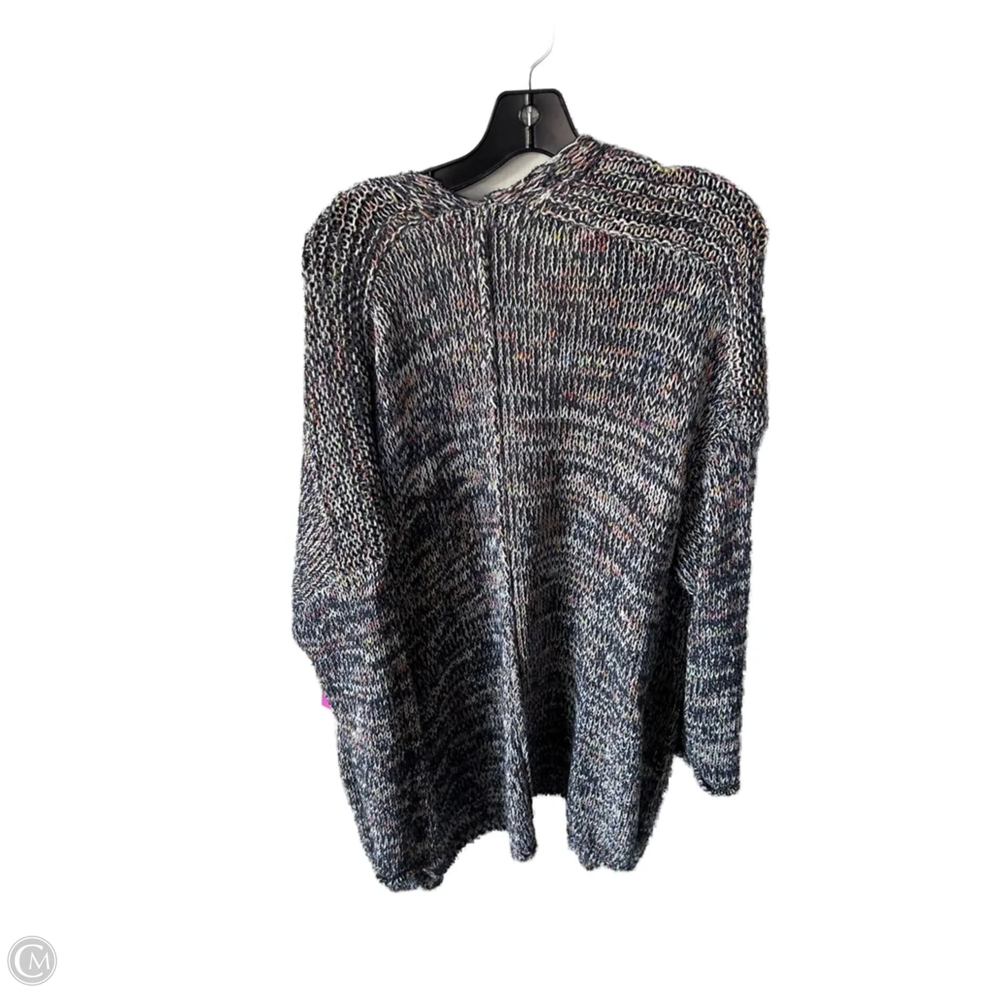 Sweater Cardigan By Caslon In Blue & Orange, Size: Xxl