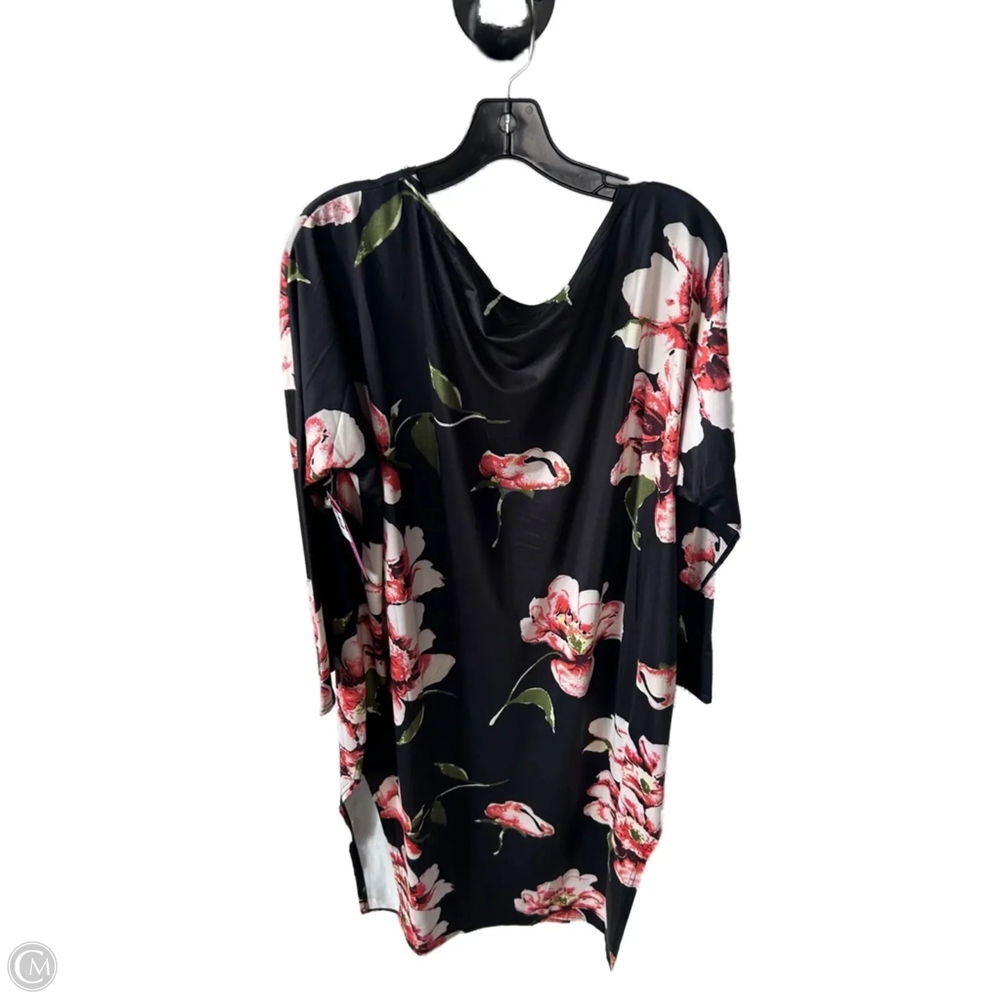 Dress Casual Maxi By Cme In Black & Pink, Size: L