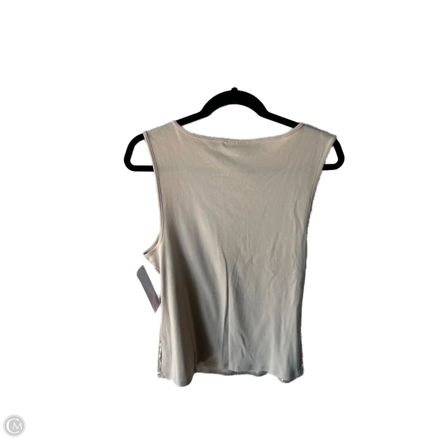 Top Sleeveless By Style And Company In Tan, Size: L