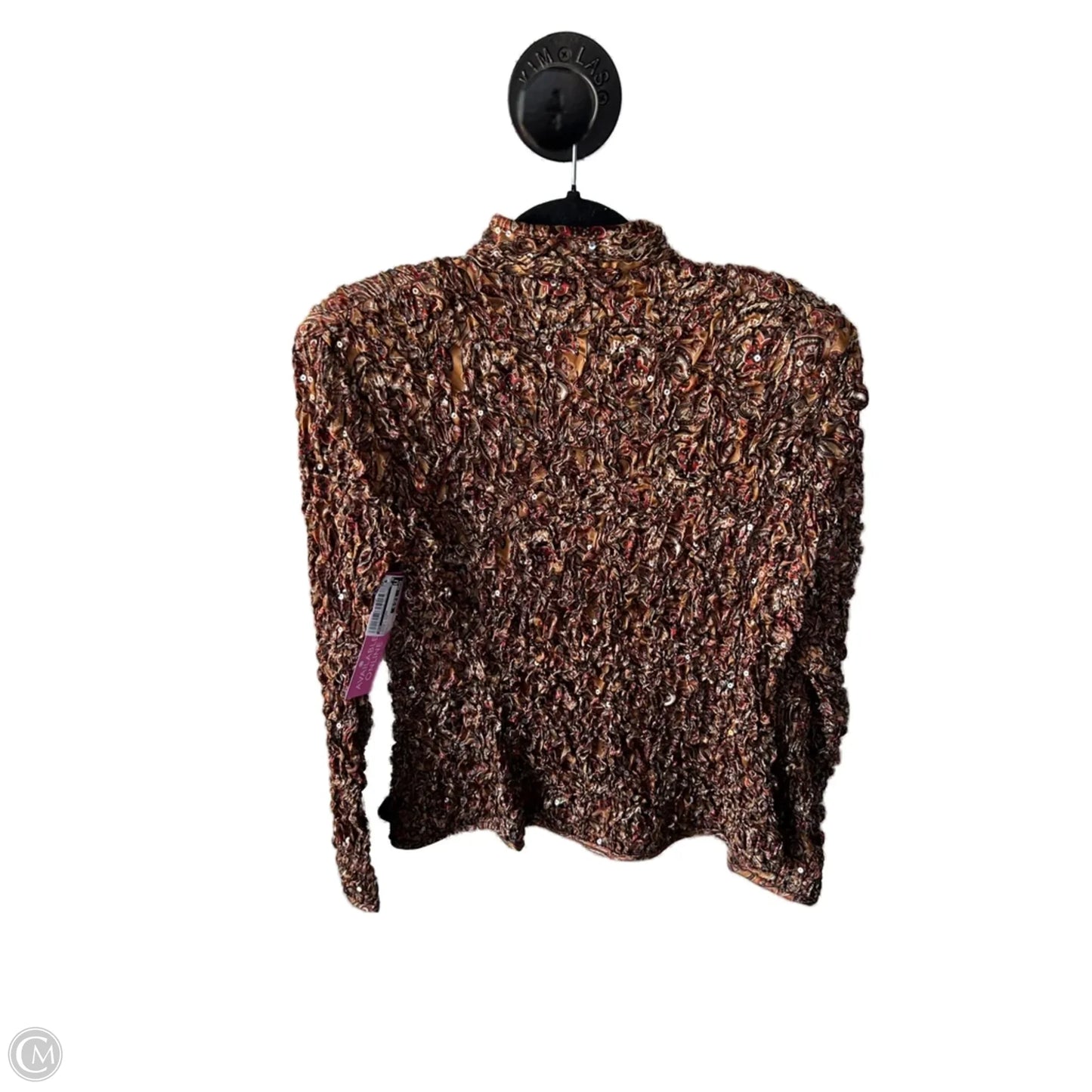 Jacket Other By Msk In Brown & Red, Size: L