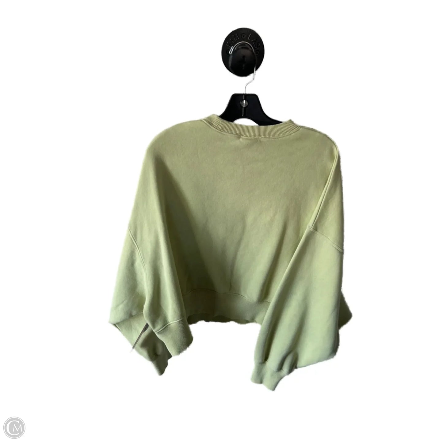 Sweatshirt Crewneck By Nike In Yellow, Size: M