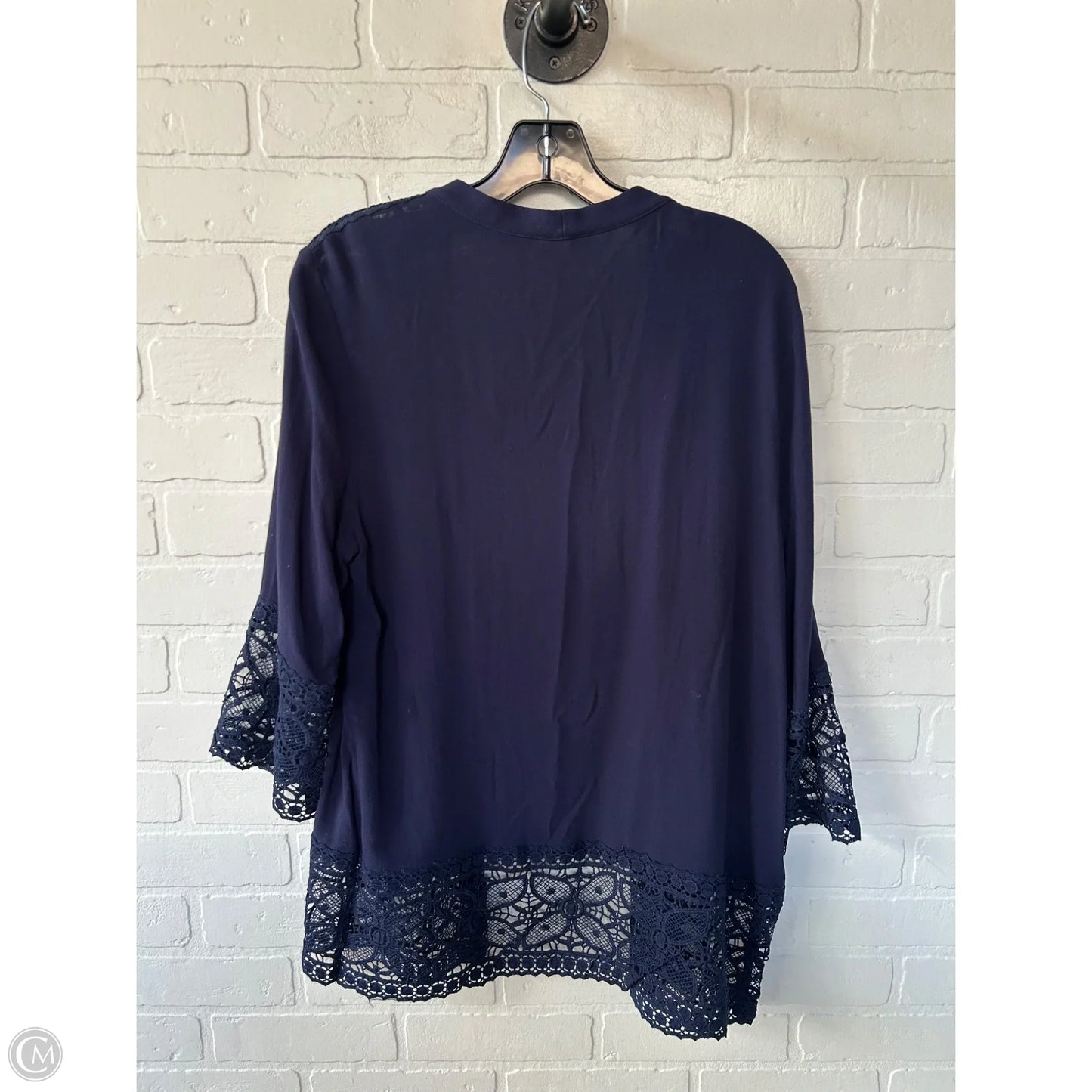 Cardigan By Ny Collection In Blue, Size: M