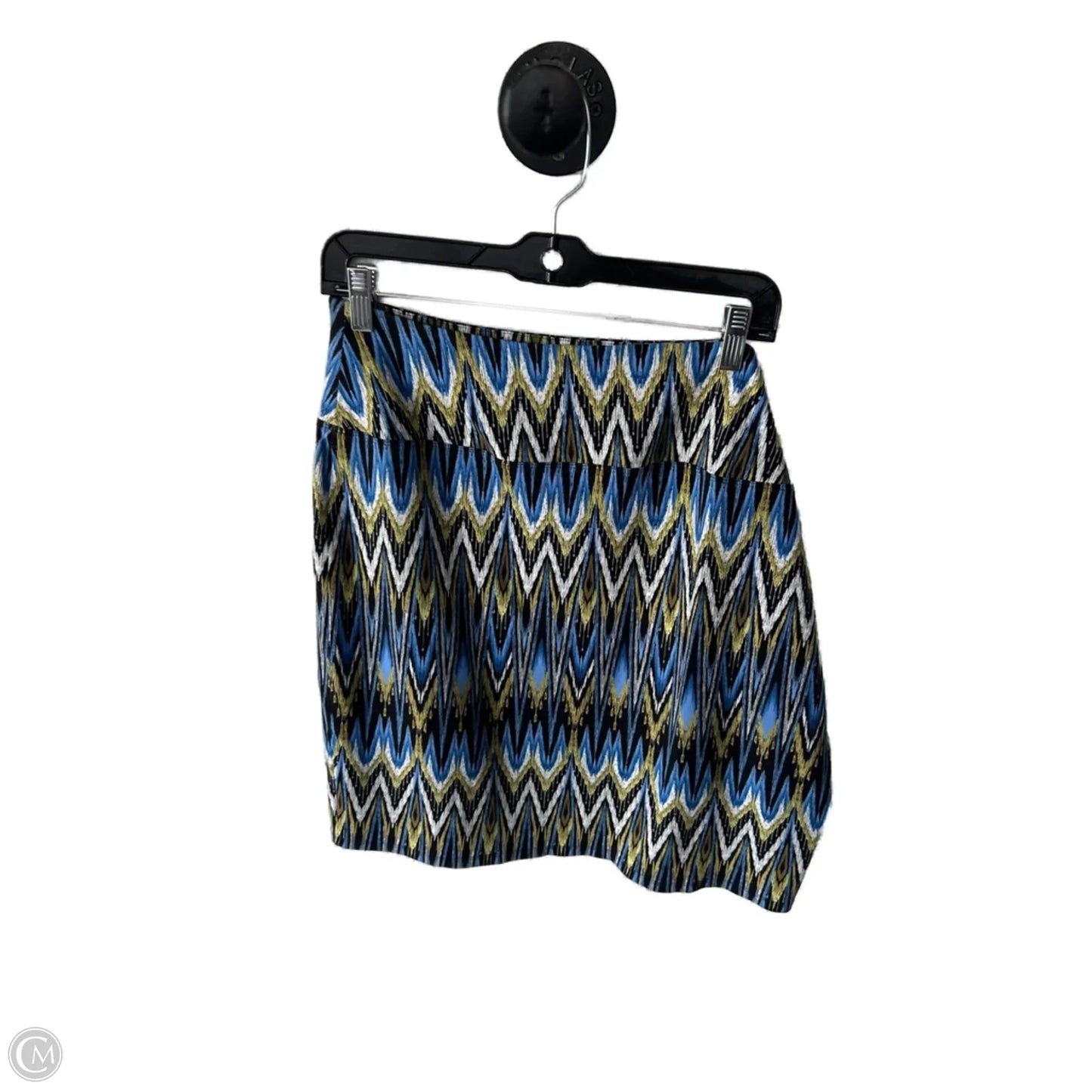 Skirt Mini & Short By J. Jill In Blue & Yellow, Size: 12