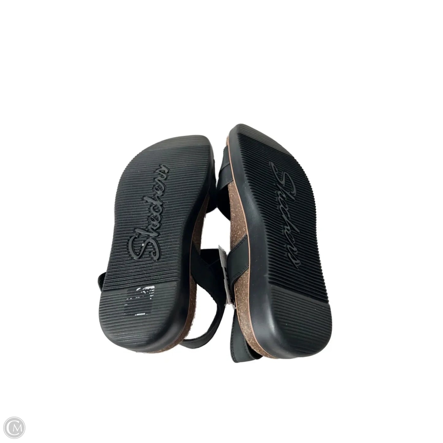 Sandals Flats By Skechers In Black, Size: 8