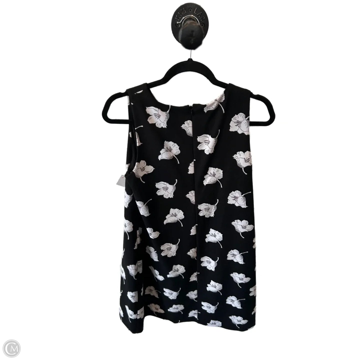 Dress Work By Anne Klein In Black & Grey, Size: M