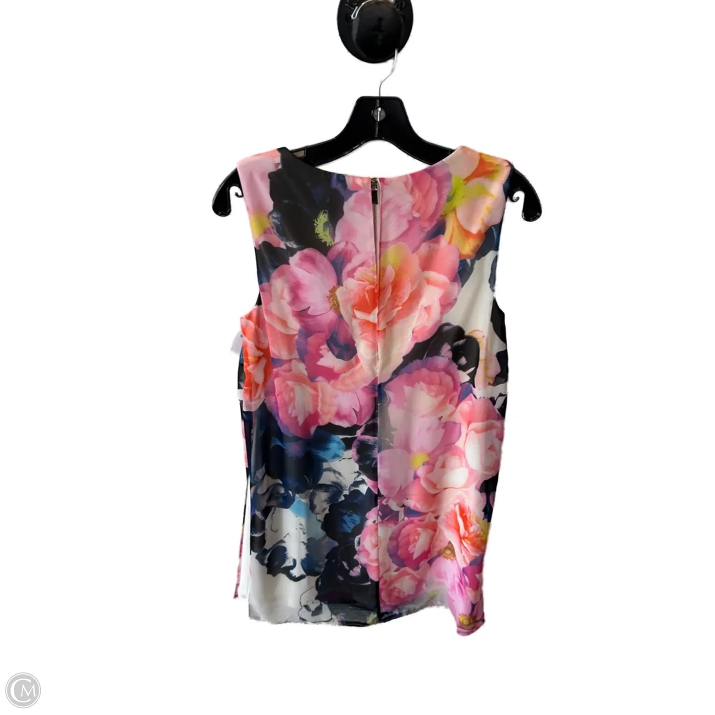 Dress Party Short By Vince Camuto In Black & Pink, Size: M