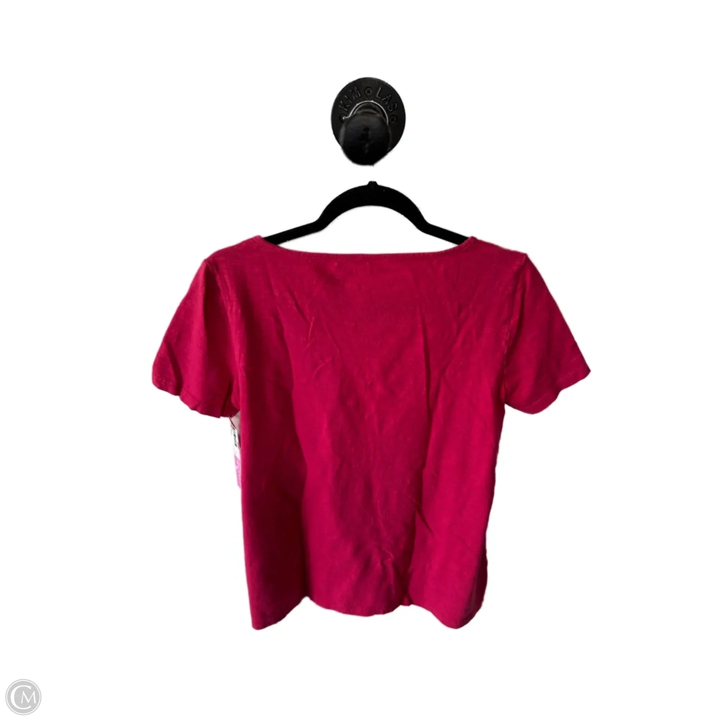 Top Short Sleeve By Talbots In Pink, Size: M