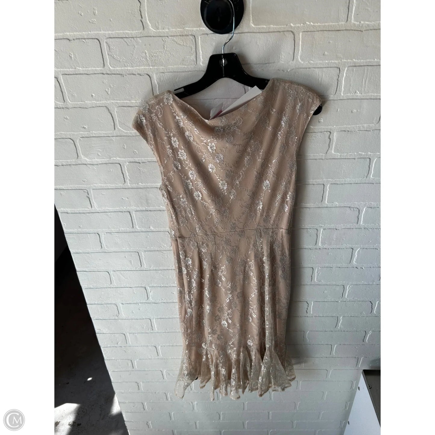 Dress Party Midi By Eva Franco In Tan, Size: S