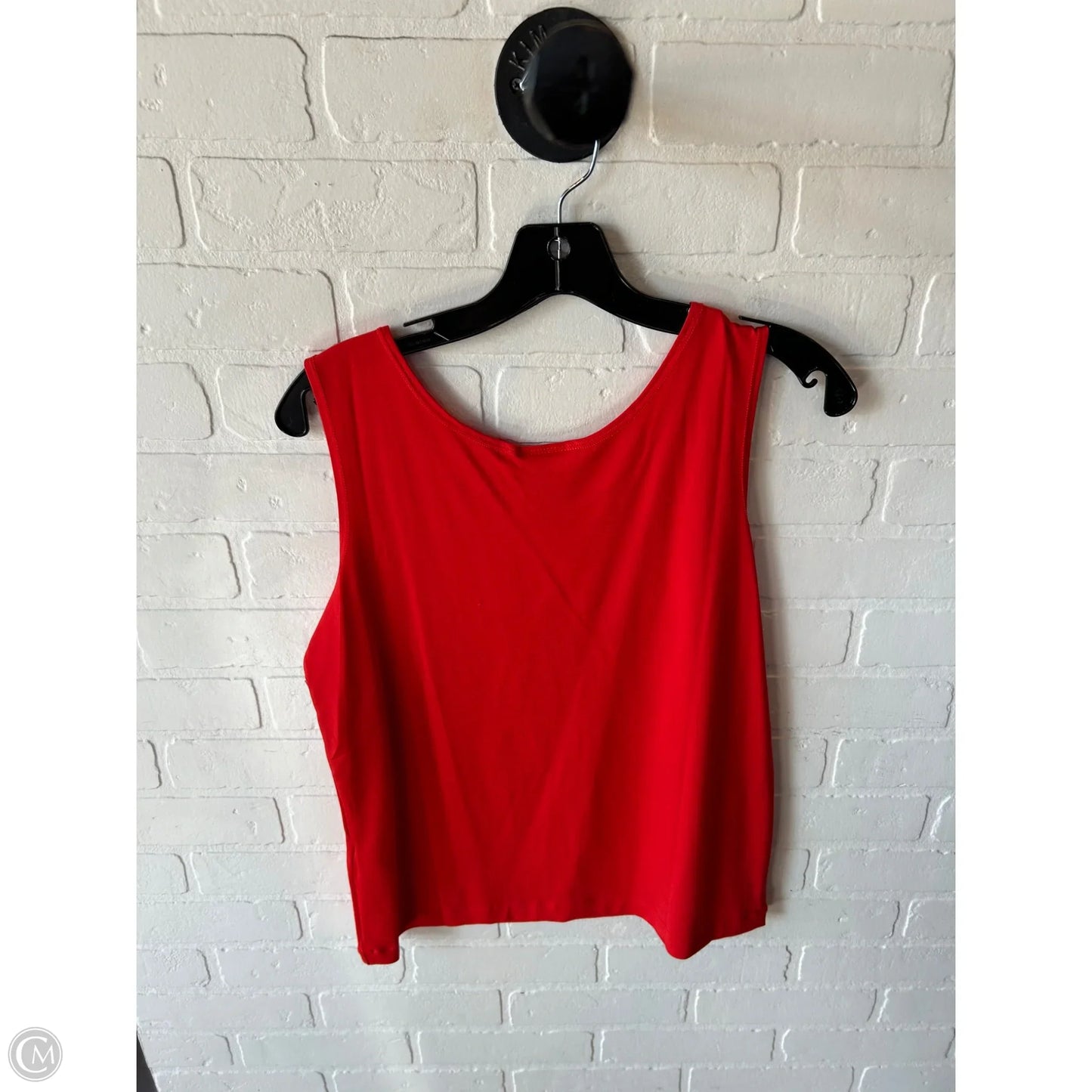 Top Sleeveless Basic By Chicos In Red, Size: M