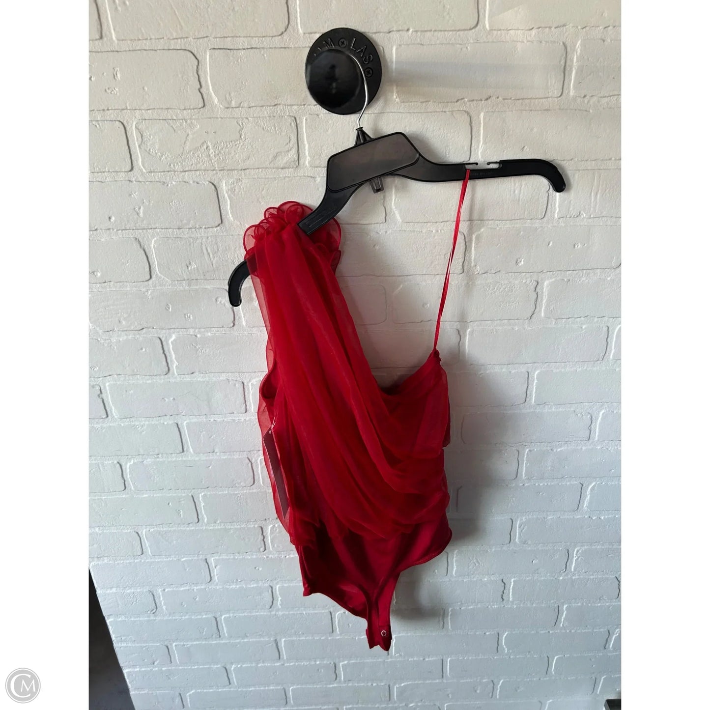 Bodysuit By Express In Red, Size: M