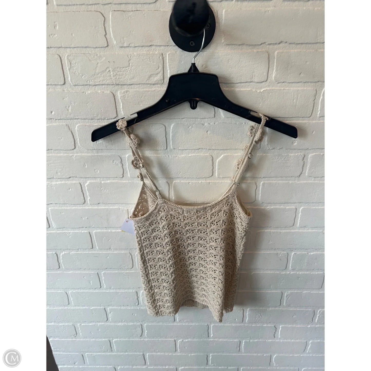 Top Sleeveless By All In Favor In Tan, Size: Xs