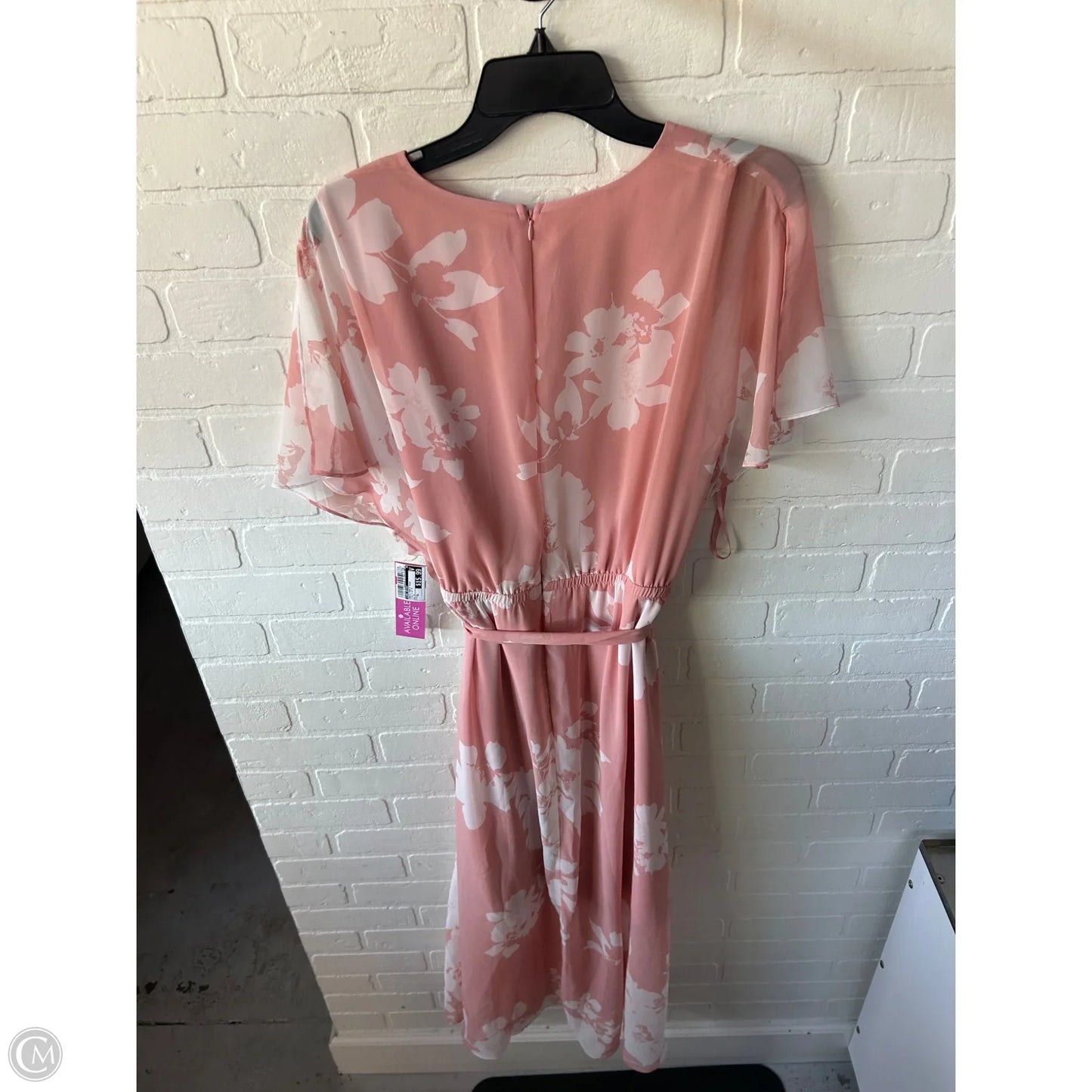 Dress Party Midi By Lane Bryant In Pink & White, Size: Xl