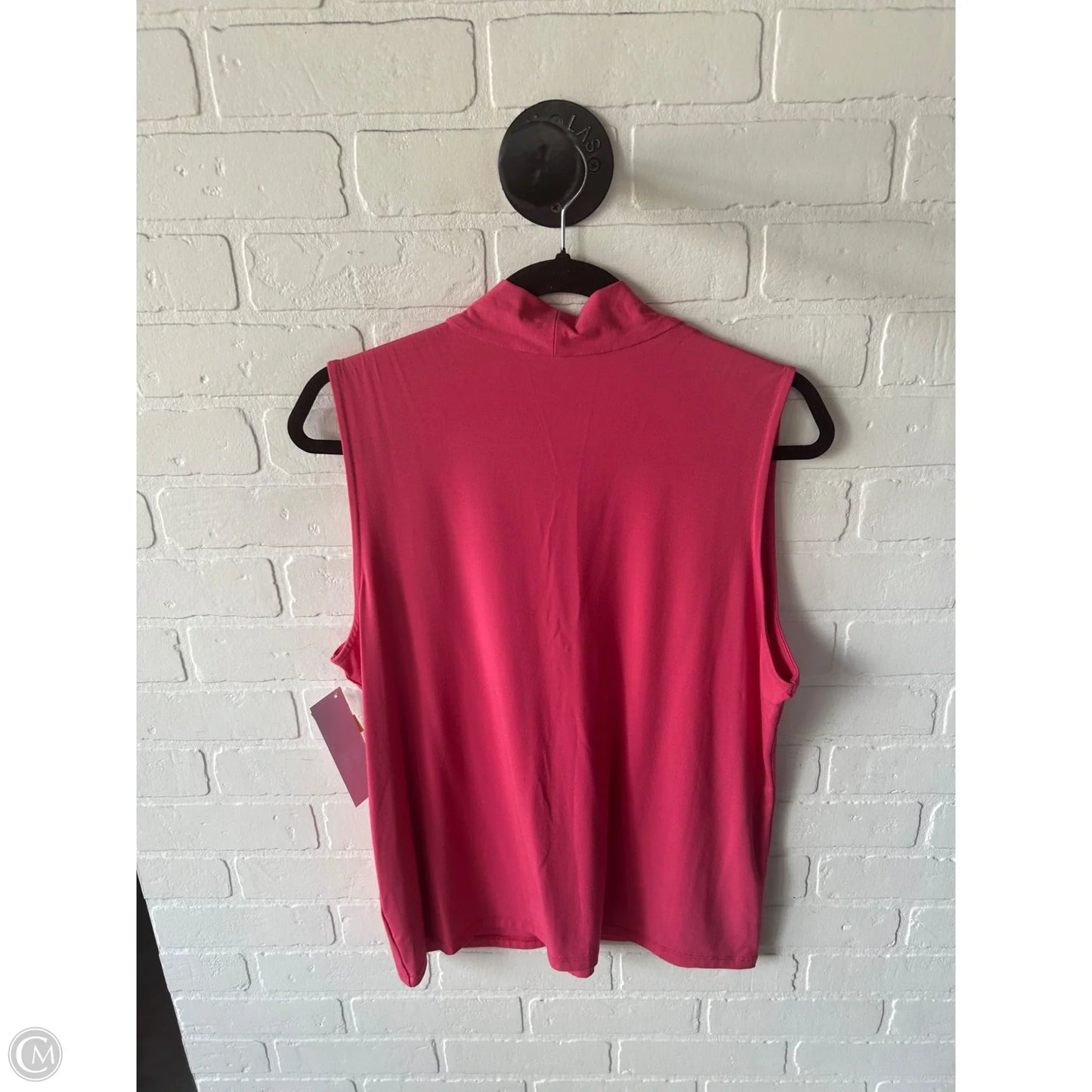 Top Sleeveless Basic By Talbots In Pink, Size: Xlp