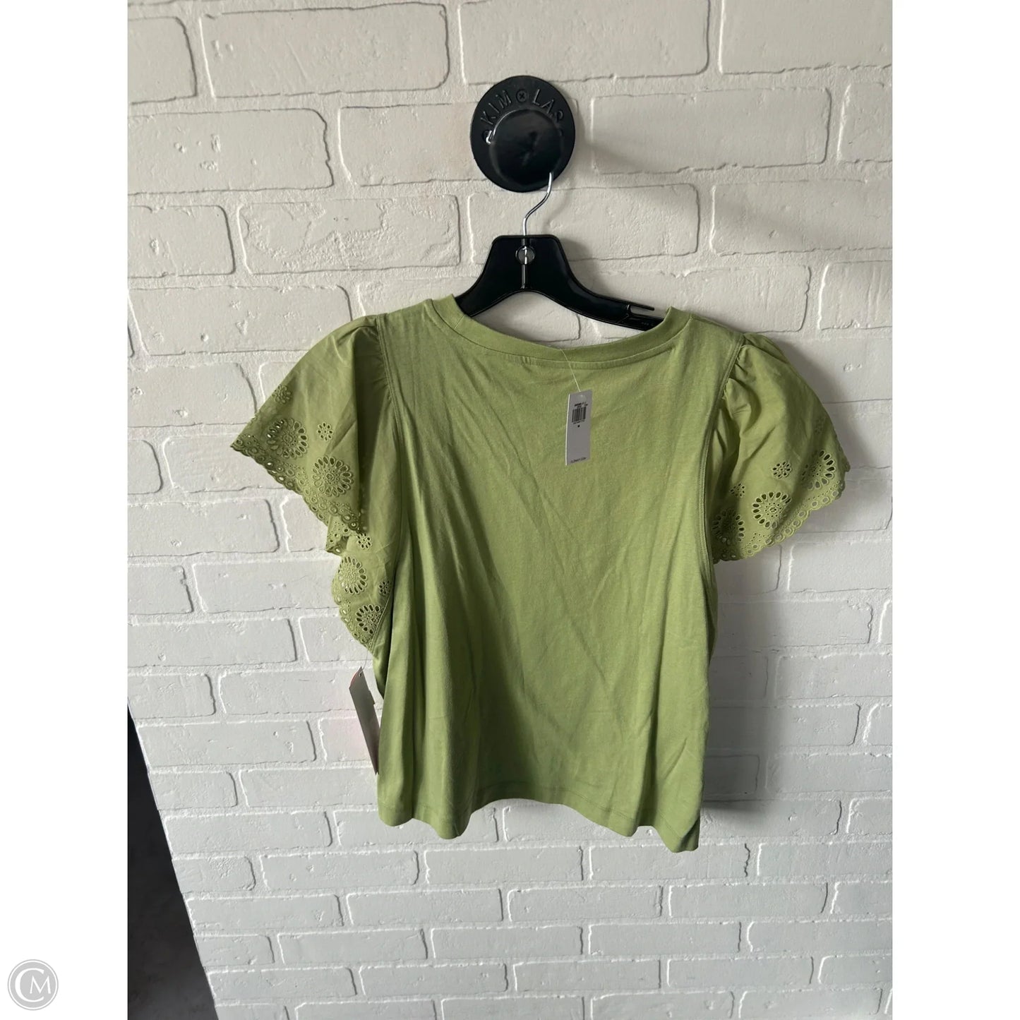 Top Short Sleeve By Old Navy In Green, Size: M