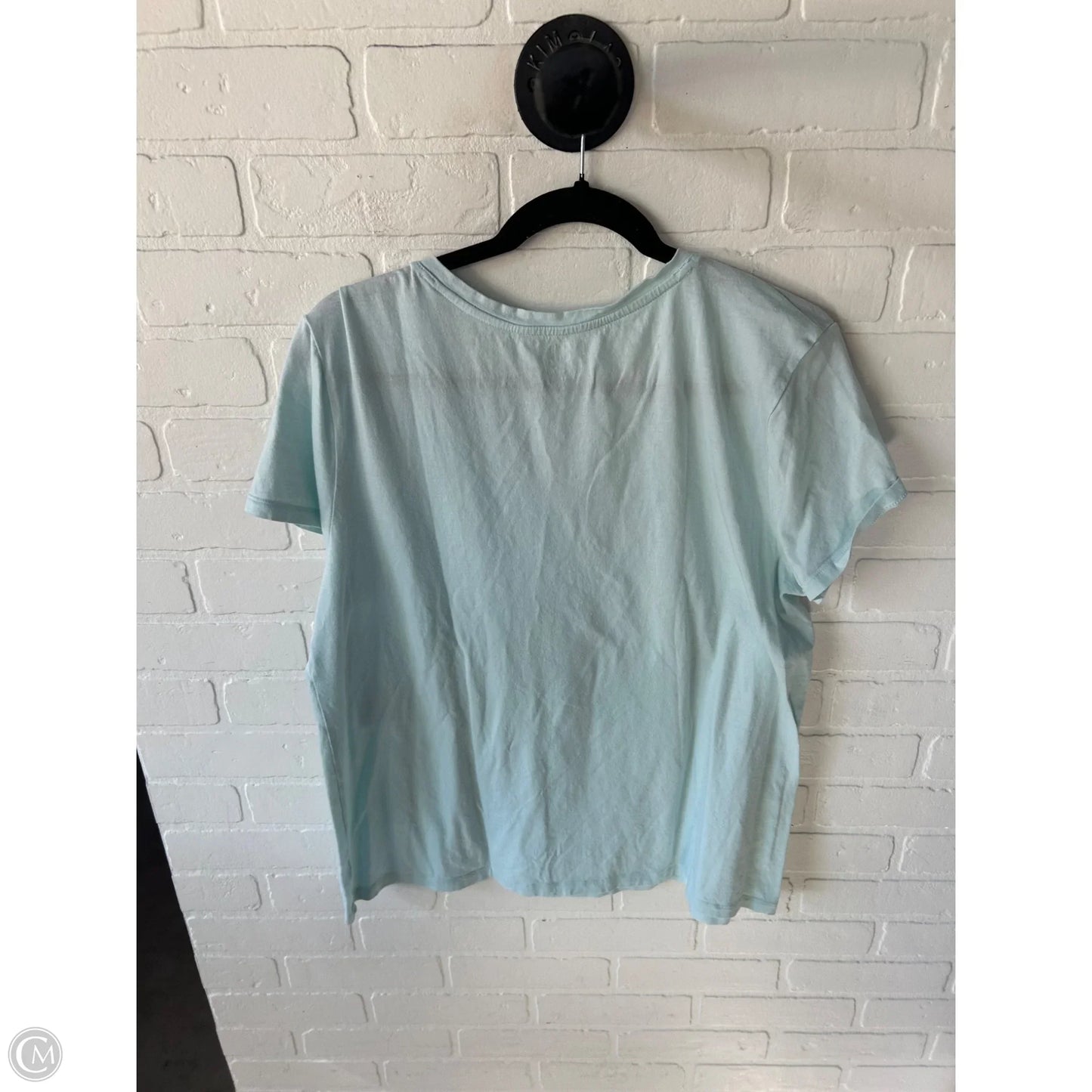 Top Short Sleeve Basic By Gap In Green, Size: Xxl