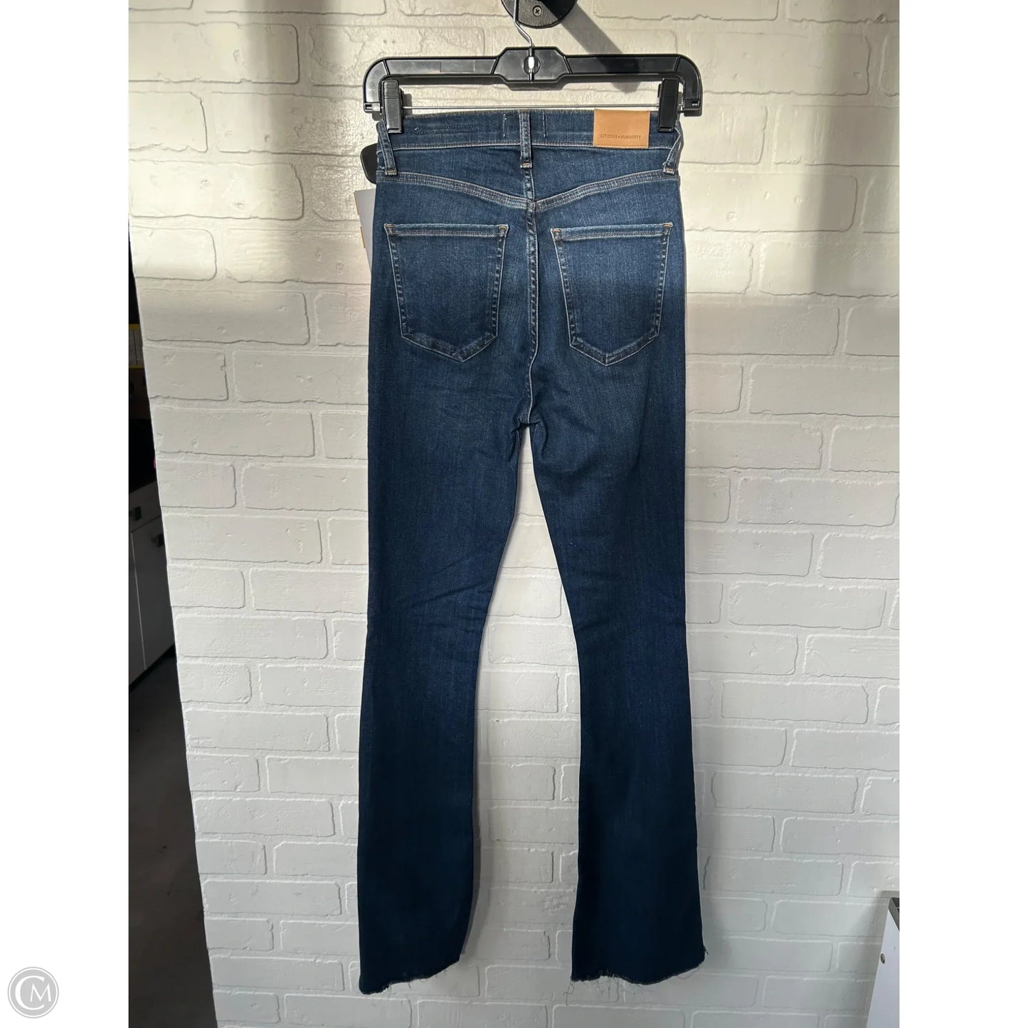 Jeans Flared By Citizens Of Humanity In Blue Denim, Size: 0