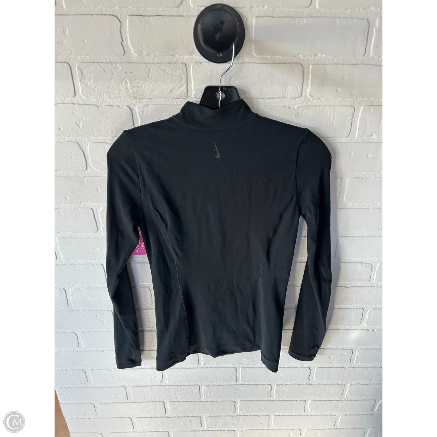Athletic Sweatshirt Collar By Nike In Black, Size: Xs