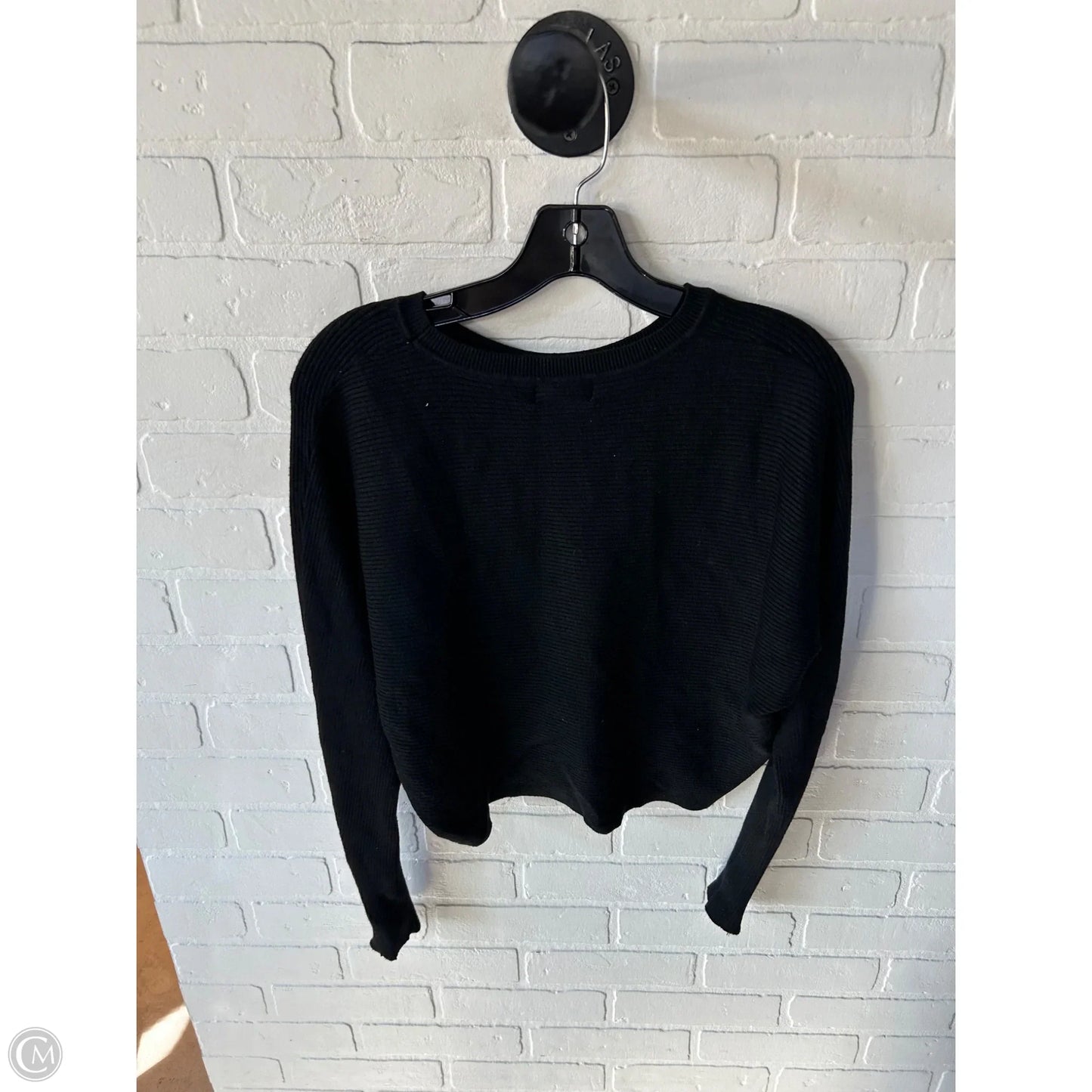 Sweater By Carmen By Carmen Marc Valvo In Black, Size: Xl