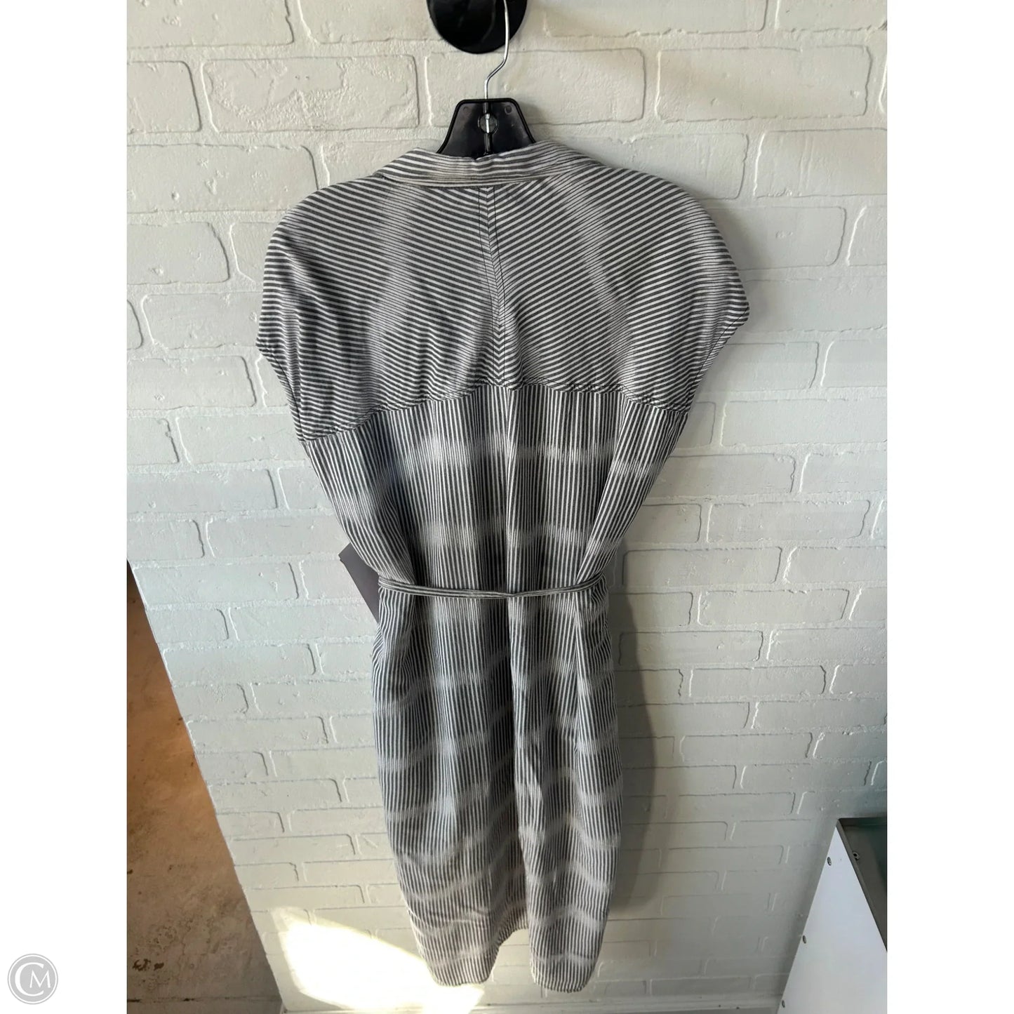 Dress Casual Maxi By Kavu In Grey & White, Size: Xl