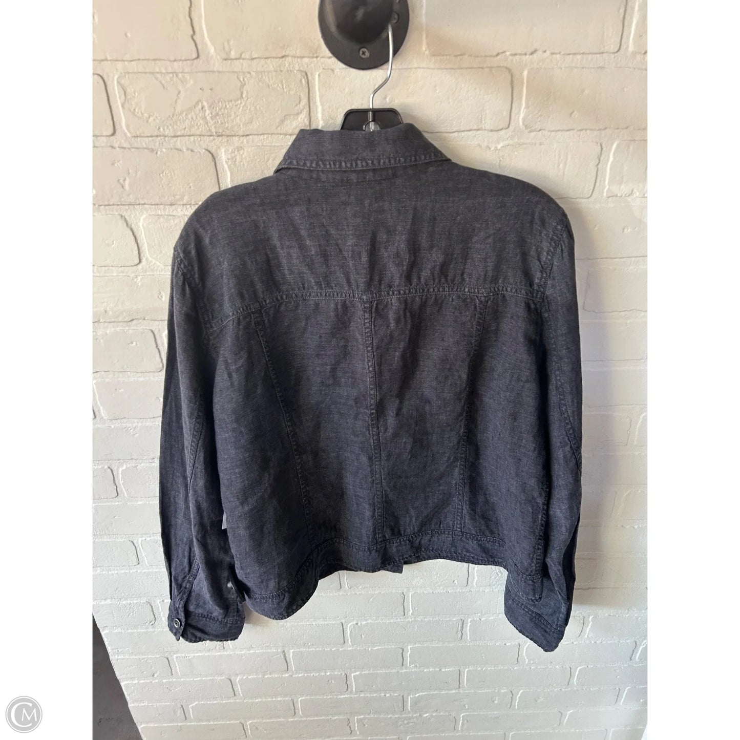 Jacket Other By Eileen Fisher In Black, Size: L