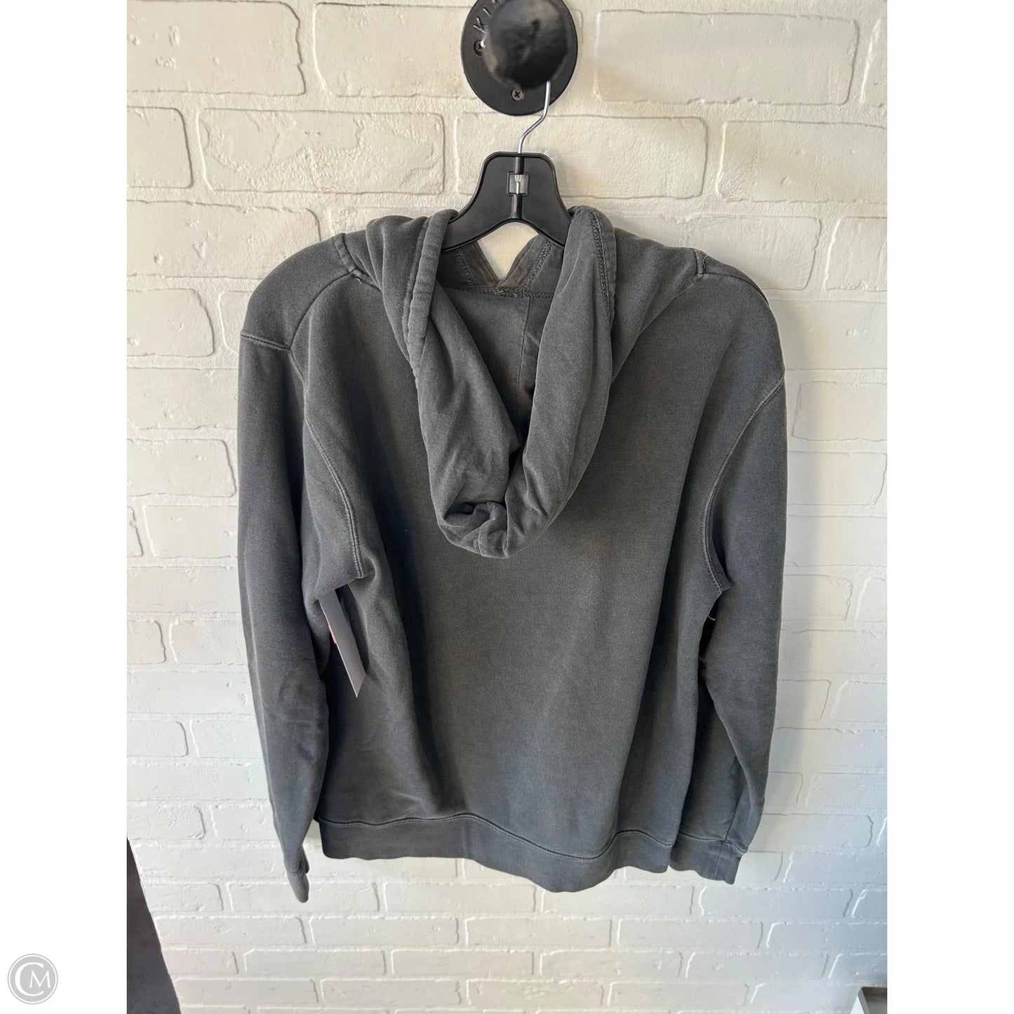 Sweatshirt Hoodie By Cmc In Grey, Size: S