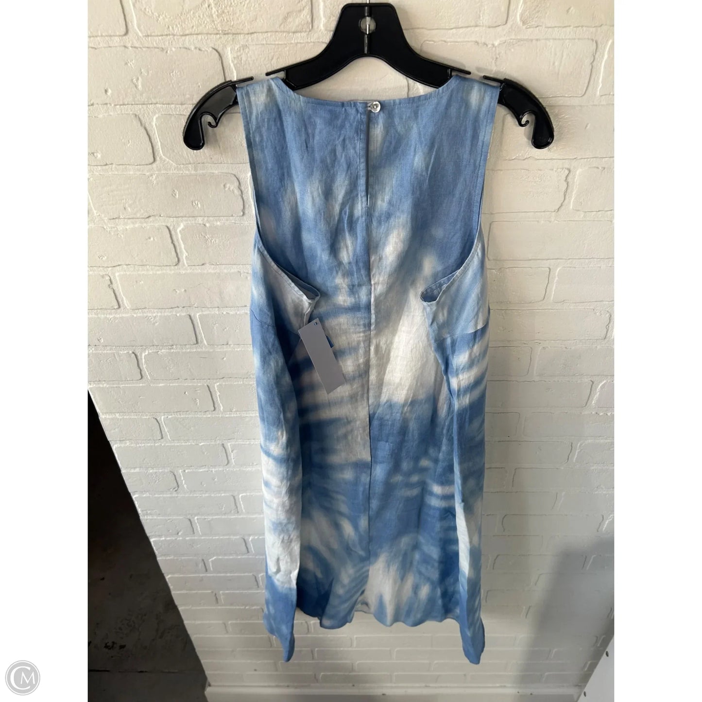 Dress Casual Midi By J. Jill In Blue & White, Size: Lp