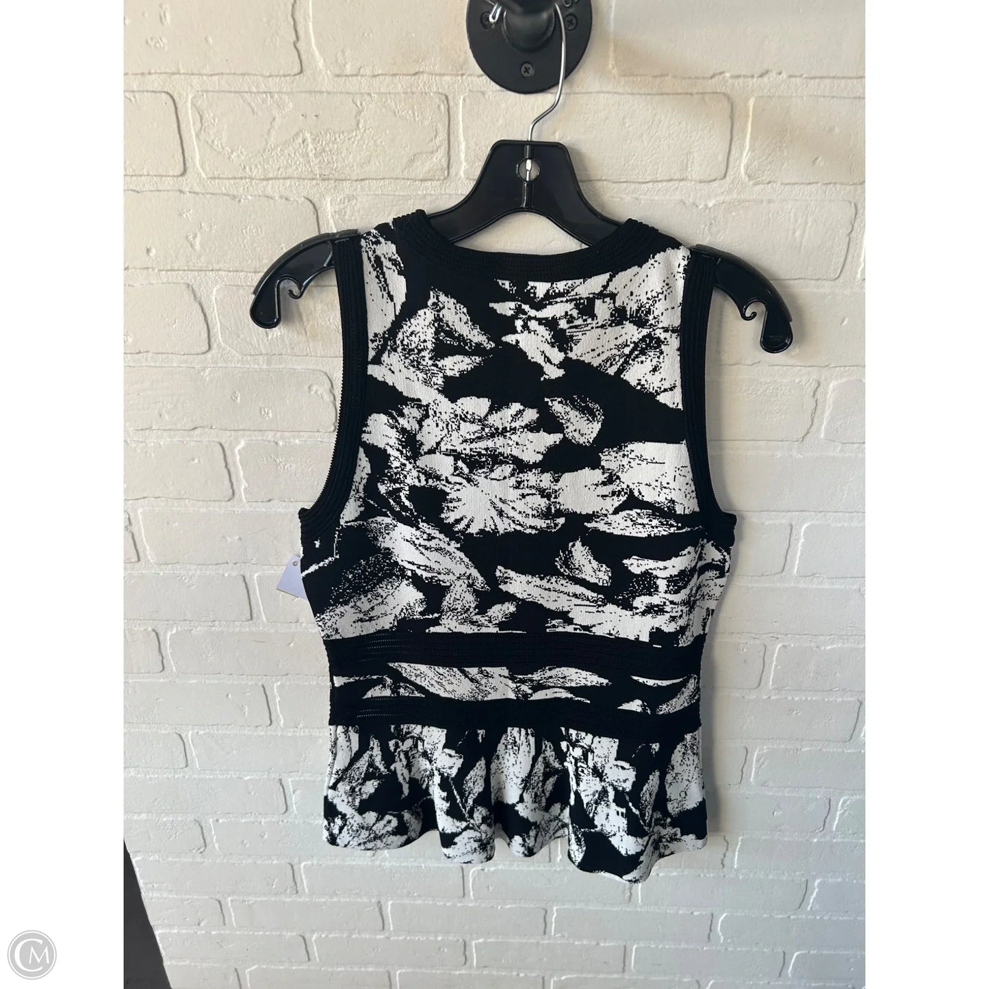 Vest Sweater By White House Black Market In Black & White, Size: M