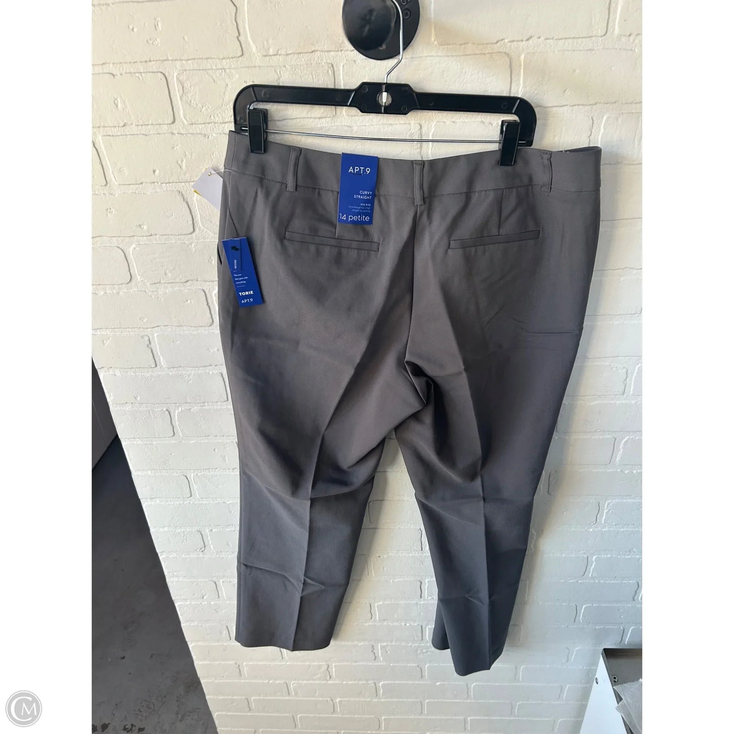 Pants Dress By Apt 9 In Grey, Size: 14p