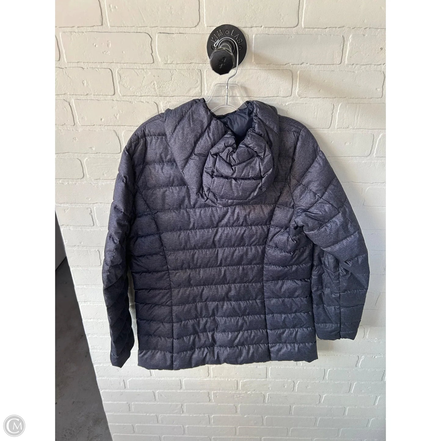 Coat Puffer & Quilted By Eddie Bauer In Grey, Size: L