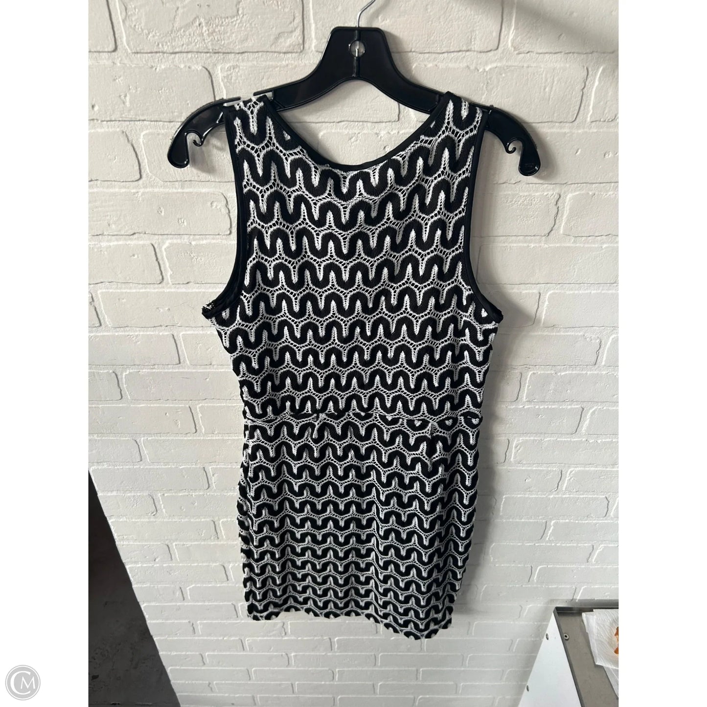 Dress Work By Banana Republic In Black & White, Size: M