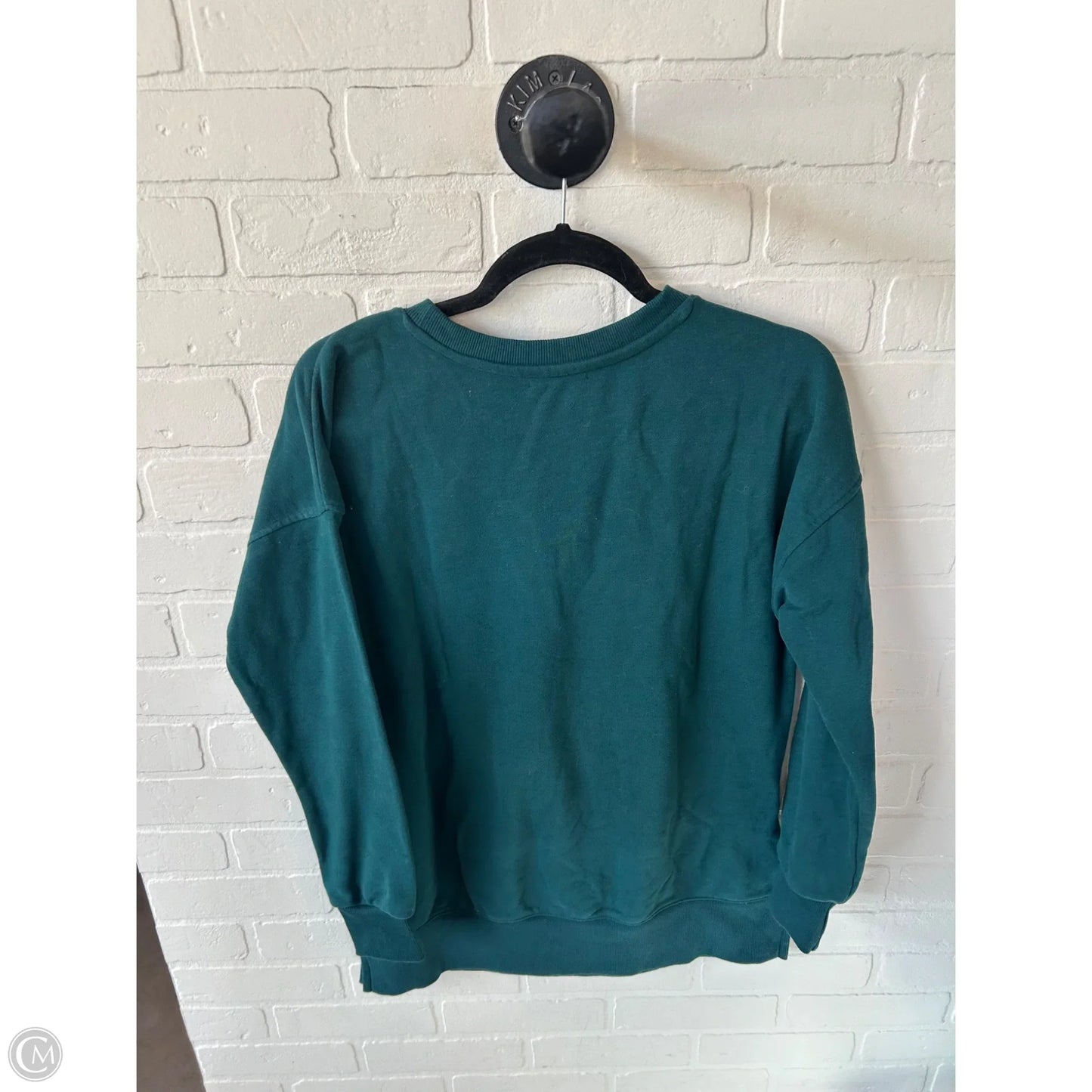 Sweatshirt Crewneck By Clothes Mentor In Green & Red, Size: S