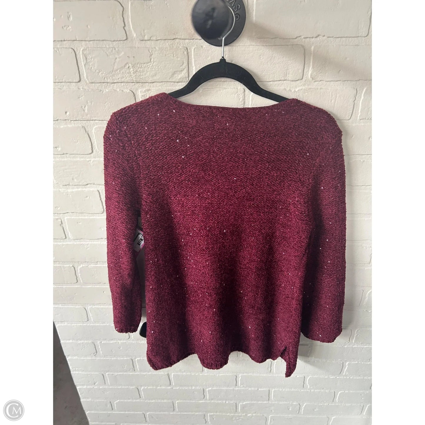 Sweater By Chicos In Red, Size: S