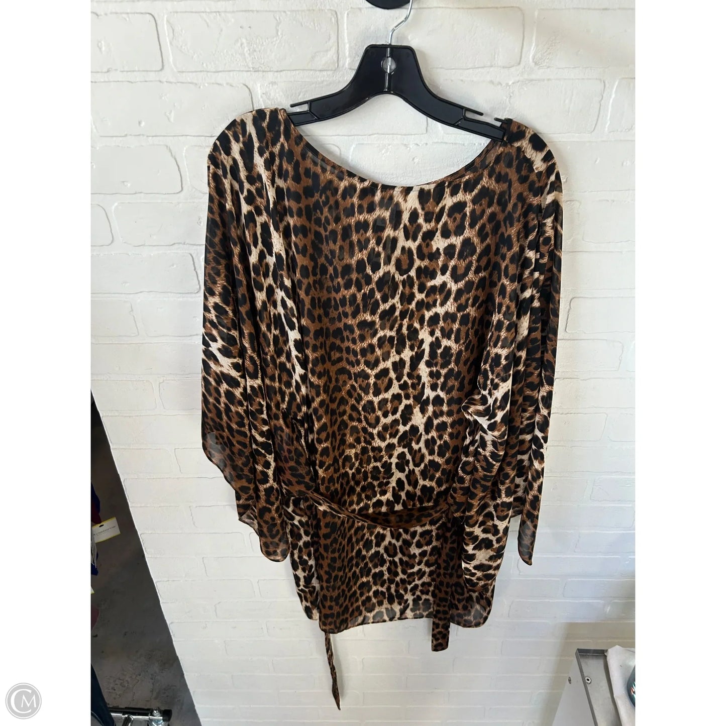 Swimwear Cover-up By Chicos In Animal Print, Size: L